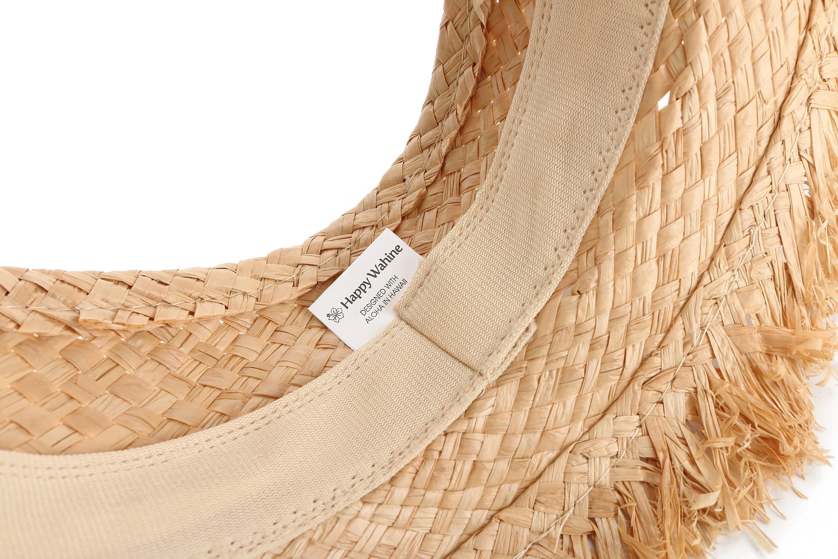 Hat Papale Round Open Top Assymetric Fringes