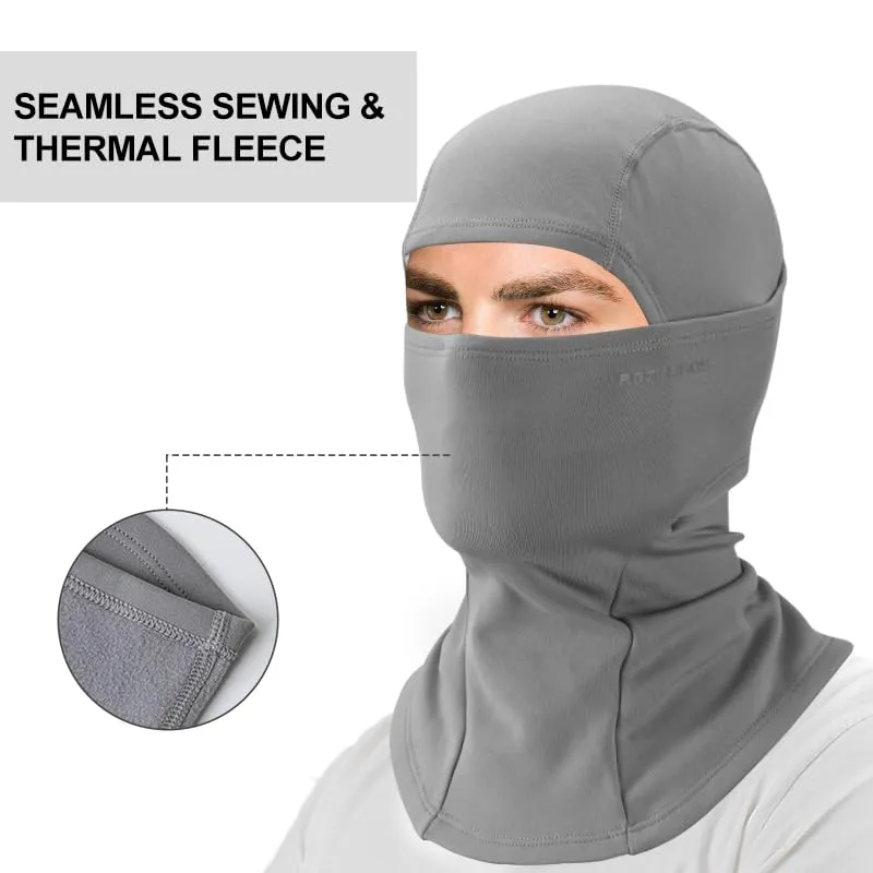 ROCKBROS Winter Cycling Mask Fleece Warm Windproof Balaclava Ski Mask