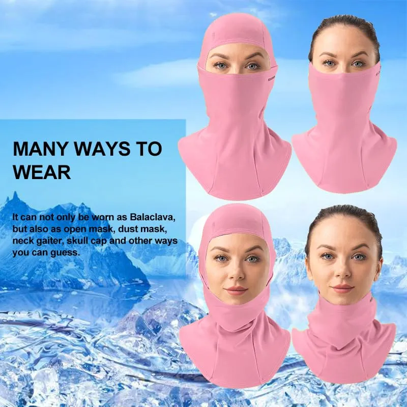 ROCKBROS Winter Cycling Mask Fleece Warm Windproof Balaclava Ski Mask