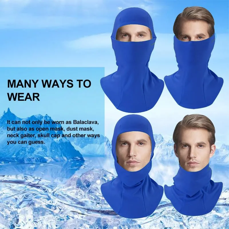 ROCKBROS Winter Cycling Mask Fleece Warm Windproof Balaclava Ski Mask