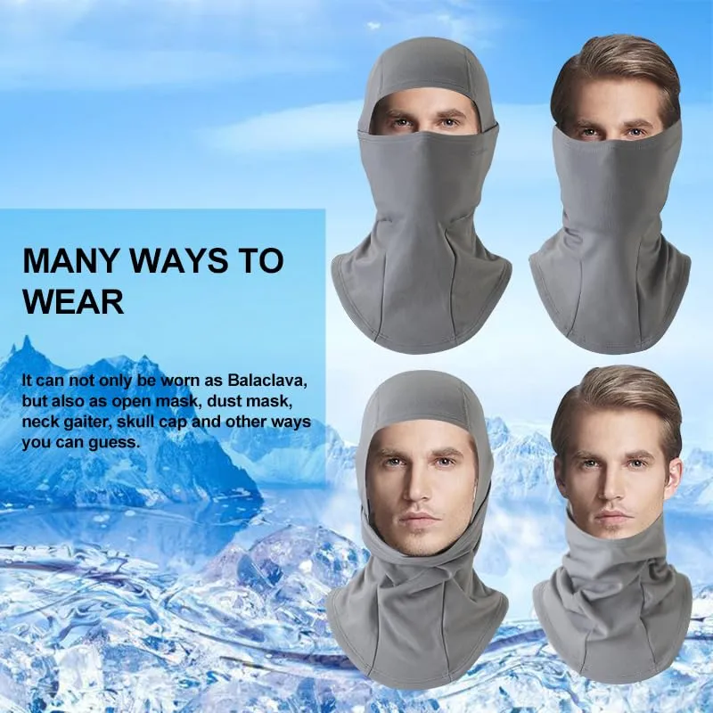 ROCKBROS Winter Cycling Mask Fleece Warm Windproof Balaclava Ski Mask