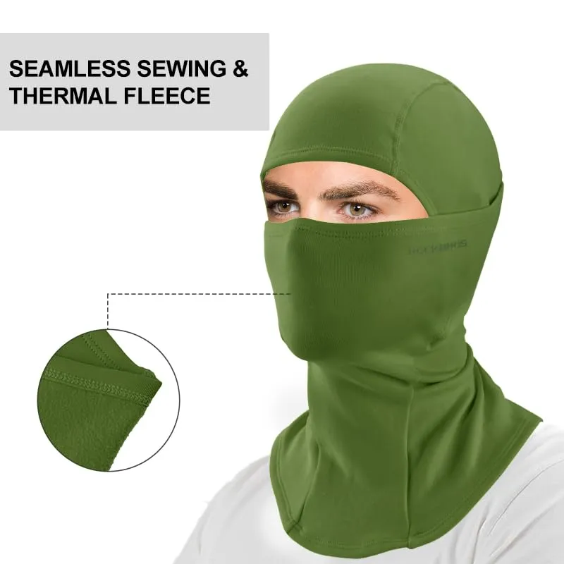 ROCKBROS Winter Cycling Mask Fleece Warm Windproof Balaclava Ski Mask